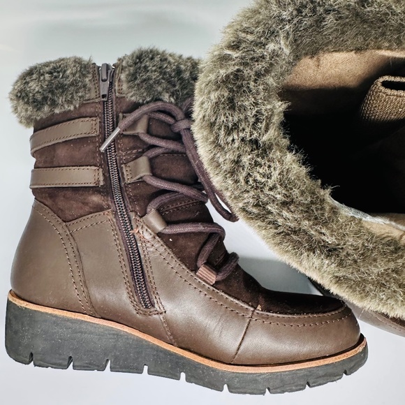 Women’s leather boots, size 6, brown, Earth - Picture 13 of 15